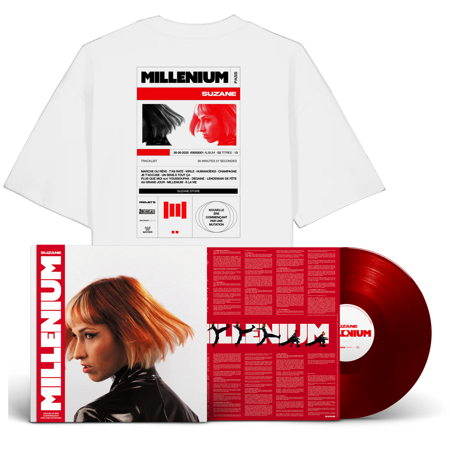 SuperPack T-shirt "Millénium" (Album Deluxe + T-shirt)